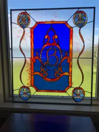 Stained Glass Custom Window Treatment for Sale