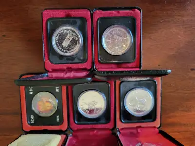 6 50% Silver Dollars & free Loon Coin & Stamp set, View more