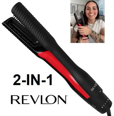 REVLON ONE STEP AIR STRAIGHT 2 IN 1 DRYER AND STRAIGHTENER, View more