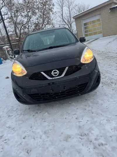 Nisan micra 2017 with only 136.000km In mint condition No rust underneath, no holes Quebec plated Re...