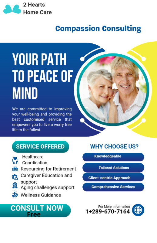 Seniors care Consulting in Other in St. Catharines