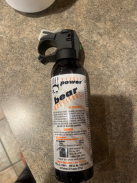 Bear spray for out hiking fishing !