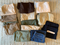 Women’s Shorts and Capris Pants - Sizes 10-12