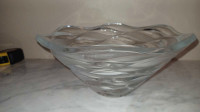 VINTAGE Cristal D'Arques Crystal Wave Bowl Crescendo 11.75" D