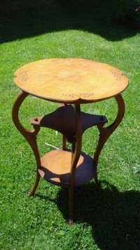 antique oak occasional table