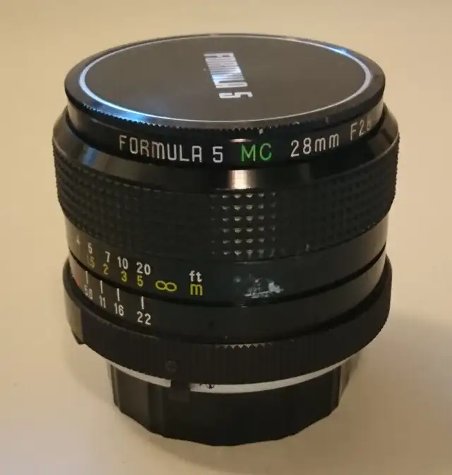 Vintage FORMULA 5 - MC - 28MM F2.8 Camera Focus Lens in Arts & Collectibles in Oshawa / Durham Region - Image 8