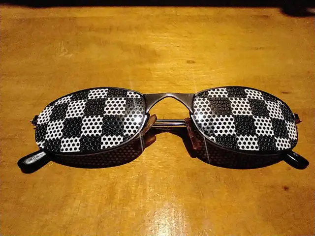 Checkerboard Glasses