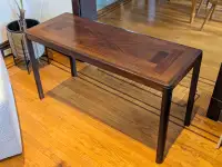 Sofa/Side table - solid walnut MCM
