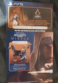 Assassin's creed mirage deluxe edition bonus content code