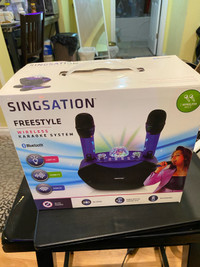 Singsation Karaoke System Bluetooth 2 Mic.