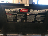 Electronic ignition Coleman propane stove 