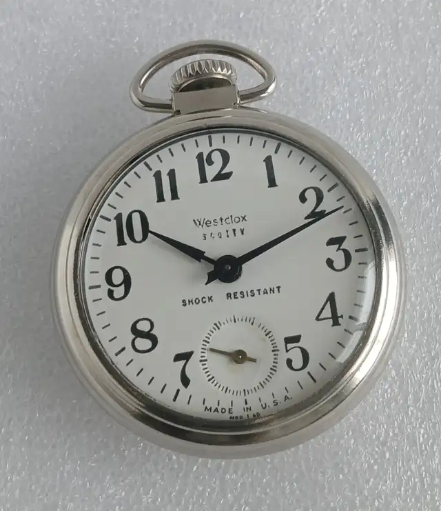 Montre de Poche -- Westclox Scotty (1962) -- Pocket Watch in Jewellery & Watches in City of Montréal - Image 2