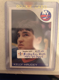 Kelly Hrudey RC 1985-86 Topps #122 HIGH GRADE Showcase 320