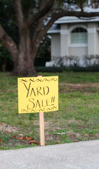 Yard Sale April 27 and 28