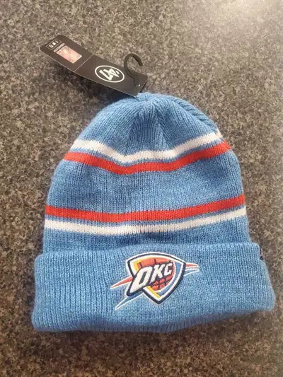 Oklahoma City Thunder NBA beanie/toque hat. New with tags. $20, View more
