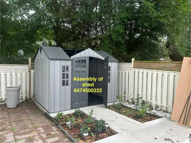 assembly of storage shed in Outdoor Tools & Storage in City of Toronto - Image 4