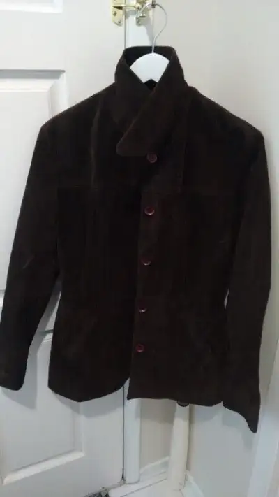 Aldo Ladies Suede Jacket (Chocolate Brown - Medium), View more