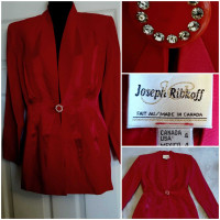 Jacket Top Designer Joseph Ribkoff Size 4  