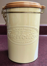 Tim Horton's Tin Coffee Canister Limited Edition #006