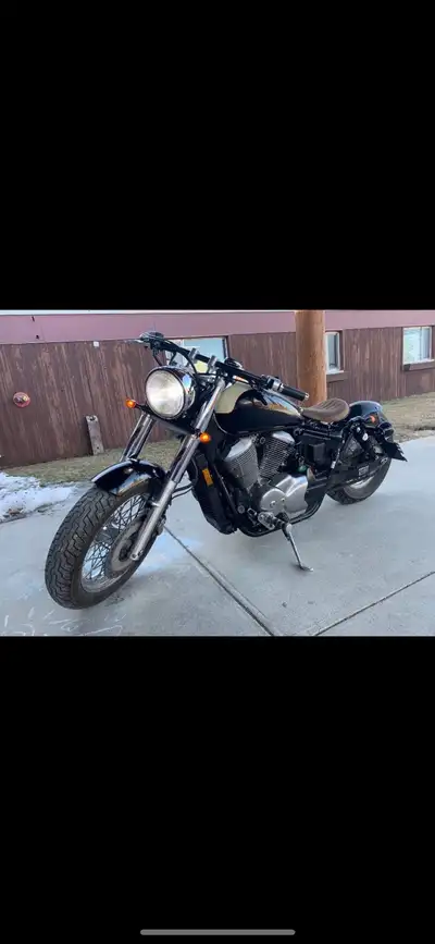 Honda Shadow 750 for sale. Lovingly transformed into a gorgeous bobber style bike (all take off part...