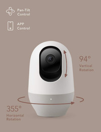 Nooie 360 Cam (NEW) - Baby Monitor with Camera, WiFi Pet Camera