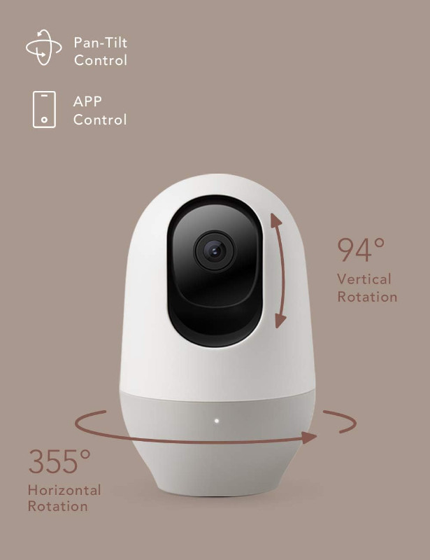 Nooie 360 Cam (NEW) - Baby Monitor with Camera, WiFi Pet Camera in Cameras & Camcorders in City of Toronto