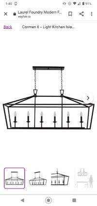 Wayfair carmen 6 on sale light