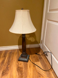 Single 33” Tall Table Lamp