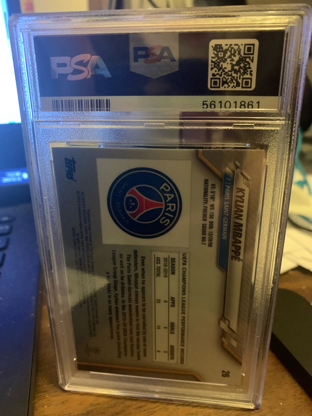Graded Mbappe card  in Arts & Collectibles in Victoria - Image 2