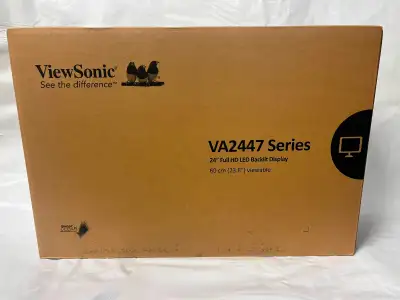 BRAND NEW SEALED VIEWSONIC VA2447 24" LED COMPUTER MONITOR!, View more