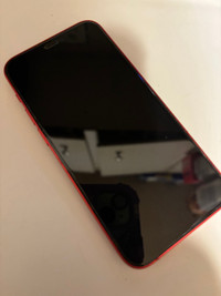 $$$ EXCELLENT -256 G- RED IPHONE 12 Mini with Protector & Case 
