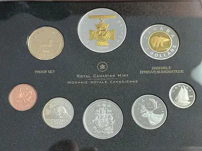 2006 Proof Set - Loon / Victoria Cross (gold-plated) / Bear, View more