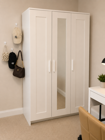 Ikea three door wardrobe, View more