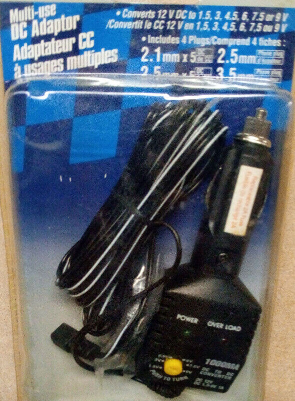 Multi Voltage Power Supply DC Car Adapter 12V in General Electronics in St. Catharines