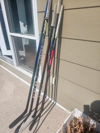 Hockey sticks., View more