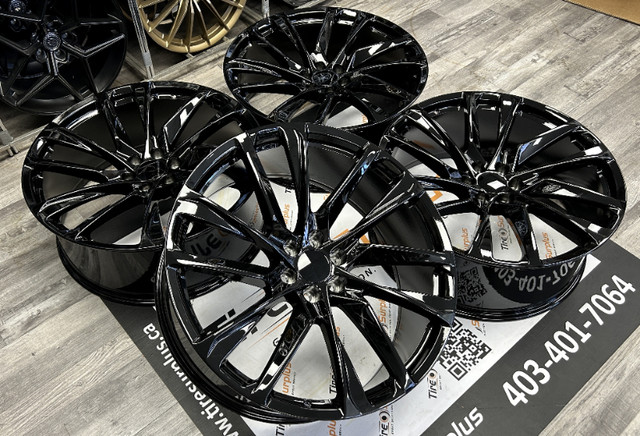 26" GM Gloss Black Wheels 6x139.7 - GMC Sierra, Yukon Denali in Tires & Rims in Calgary