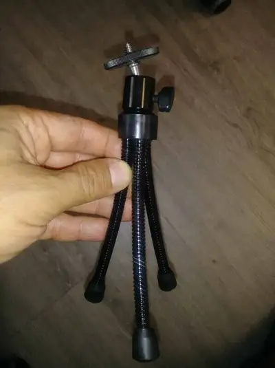 Mini tripod for webcams and small cameras, View more