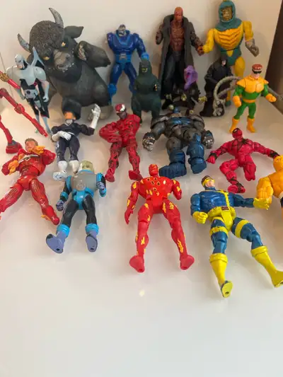 Broken or missing parts  Action Figures Lot, View more