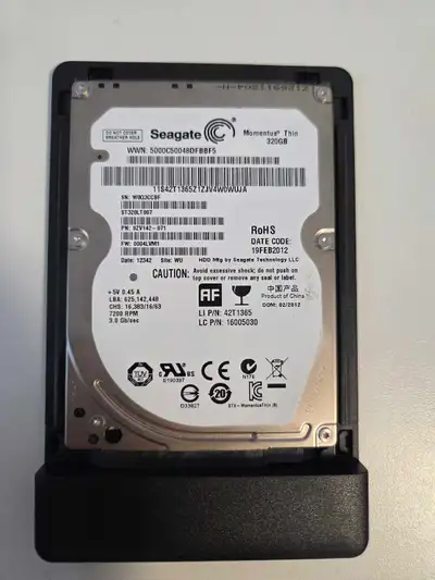 Seagate HDD 320 GB, View more