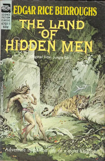 Edgar Rice Burroughs: THE LAND OF HIDDEN MEN Ace #47011  VG+, View more