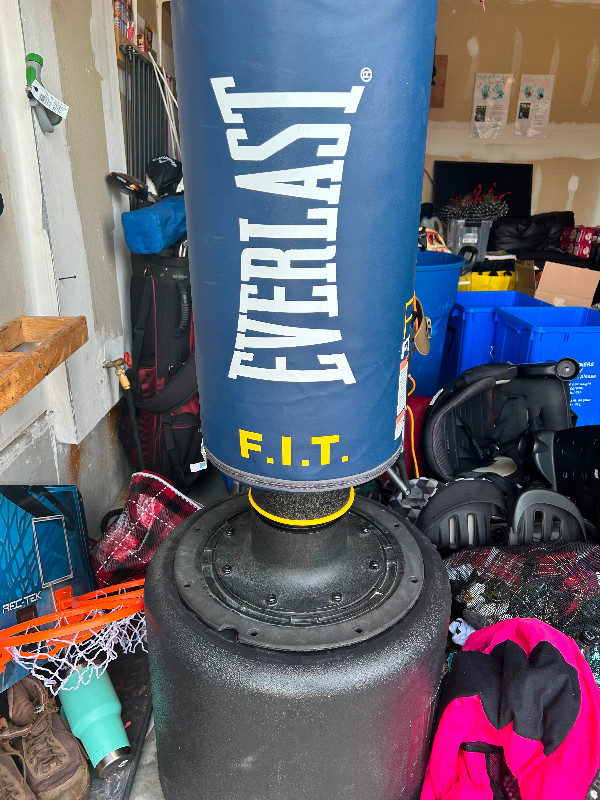 Punching bag and stand in Exercise Equipment in Oshawa / Durham Region