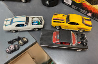 Model cars and parts lot