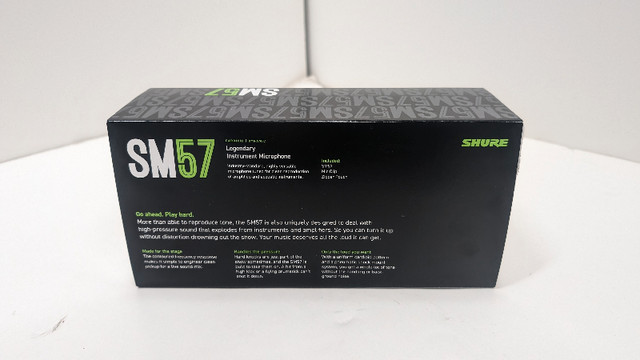Microphone Professionnel Shure SM57 dans Matériel audio professionnel  à Longueuil/Rive Sud - Image 2