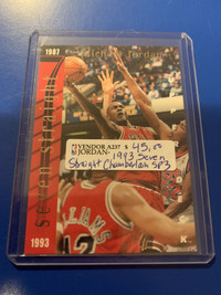 Michael Jordan 1993 SEVEN STRAIGHT SP3 NBA Showcase 267