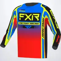 FXR jersey motocross junior Clutch Pro MX  blue / hivis **Neuf**