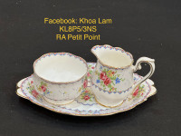 Vintage discontinued  ( 1932-2001) Bone China  Petit Point Royal