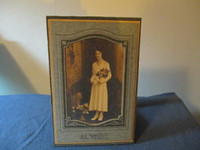 VINTAGE B/W BRIDESMAID WEDDING PHOTOGRAPH-1890/1910-MILWAUKEE