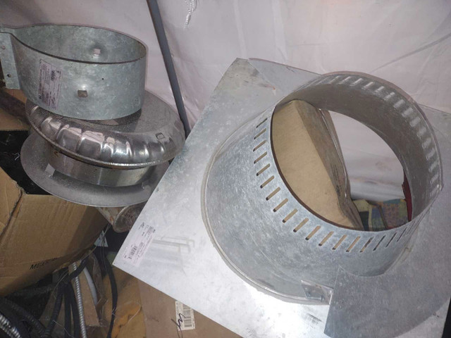 7" Selkirk chimney parts (cap, 30' collar) in Heating, Cooling & Air in Bridgewater - Image 2