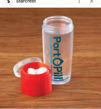 Port-O-Pill Pill And Water
Leak-Resistant Travel..., View more