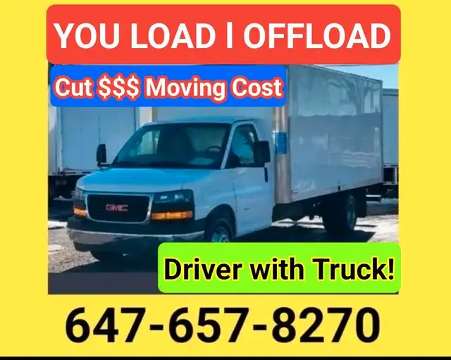 Moving Truck Rental With Driver You Load Offload Man With Van63235526873601120